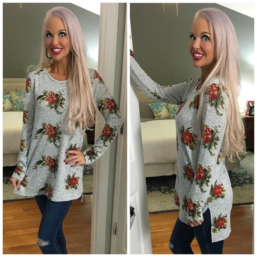 ❤️LAST 1! Brushed  Relaxed Fit Tunic! - Picture 5 of 8